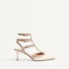 Pantofi cu toc înalt Rockstud Caged 65 mm Pantofi cu toc înalt Rockstud Caged 65 mm