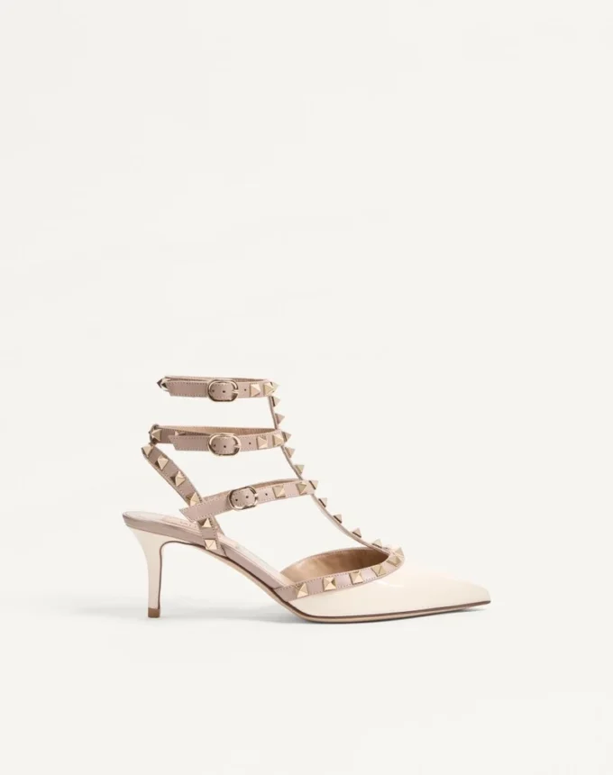 Pantofi cu toc înalt Rockstud Caged 65 mm Pantofi cu toc înalt Rockstud Caged 65 mm