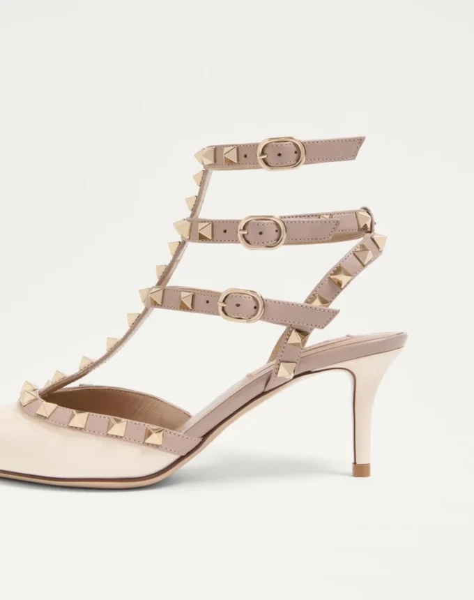Pantofi cu toc înalt Rockstud Caged 65 mm Pantofi cu toc înalt Rockstud Caged 65 mm