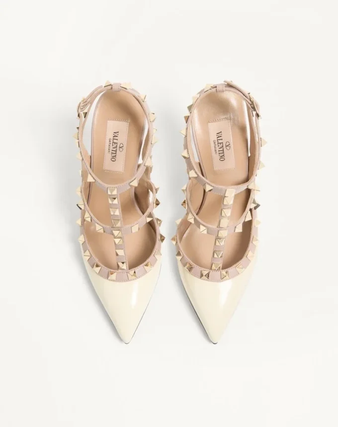 Pantofi cu toc înalt Rockstud Caged Pump 100 mm Pantofi cu toc înalt Rockstud Caged Pump 100 mm