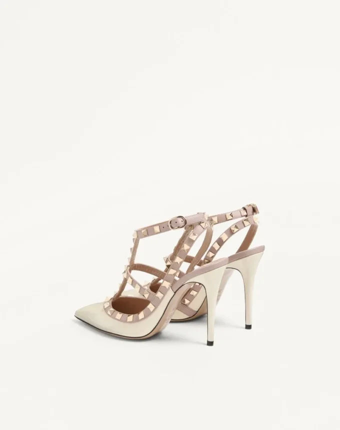 Pantofi cu toc înalt Rockstud Caged Pump 100 mm Pantofi cu toc înalt Rockstud Caged Pump 100 mm