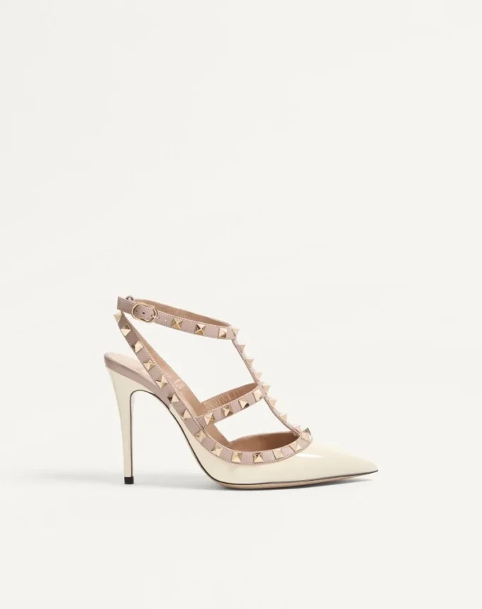 Pantofi cu toc înalt Rockstud Caged Pump 100 mm Pantofi cu toc înalt Rockstud Caged Pump 100 mm