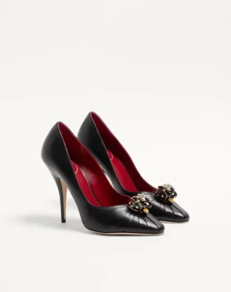 Pantofi cu toc Panthea din piele de capră 105 mm Pantofi cu toc Panthea din piele de capră 105 mm