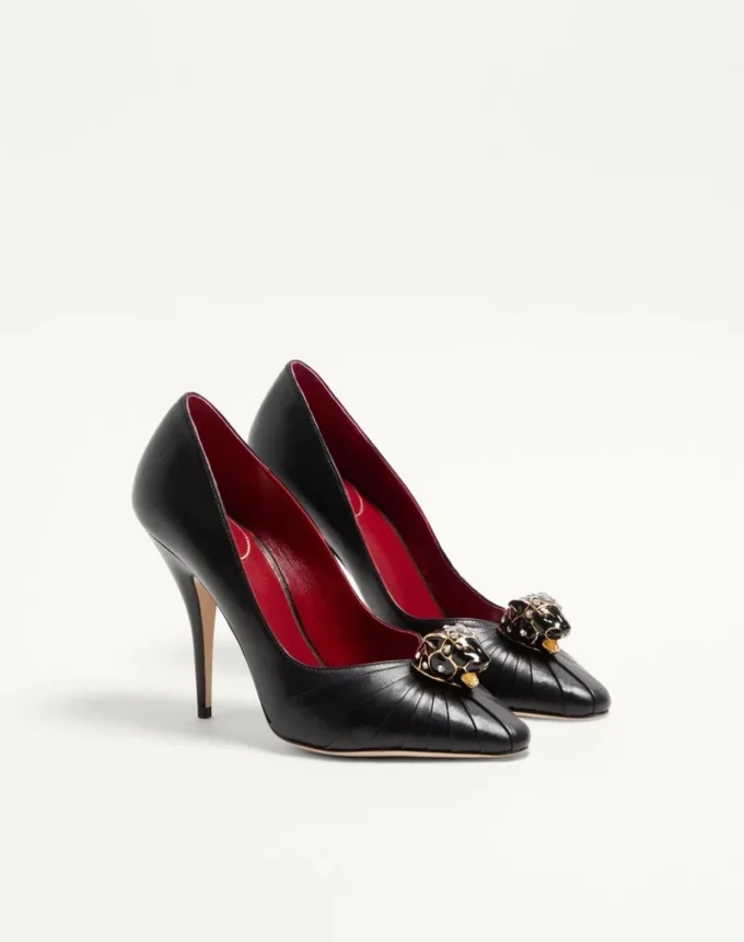 Pantofi cu toc Panthea din piele de capră 105 mm Pantofi cu toc Panthea din piele de capră 105 mm