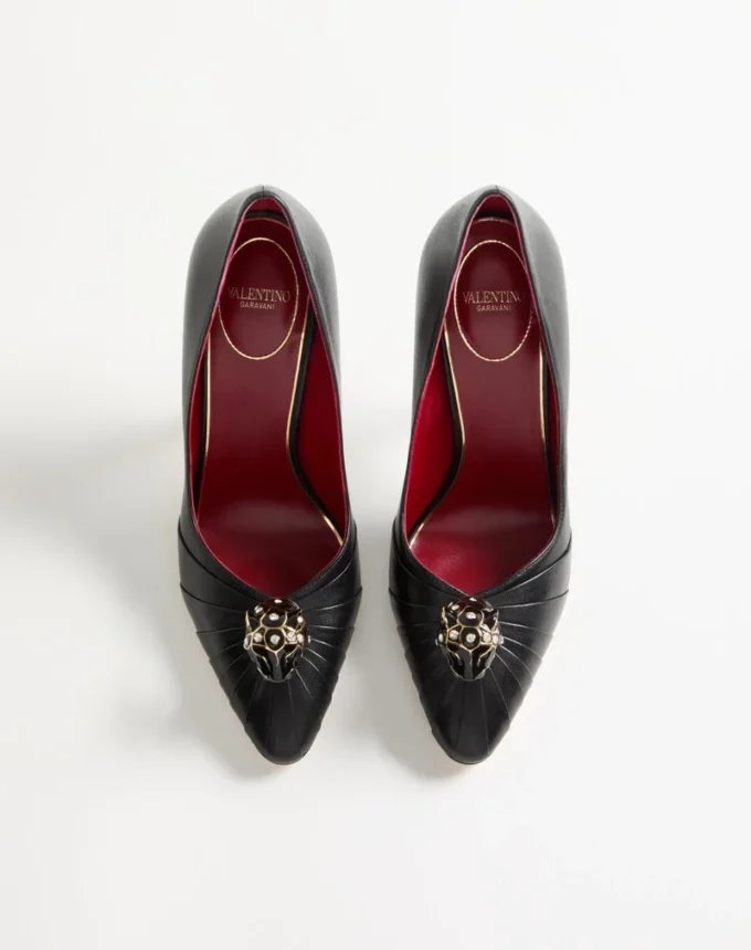 Pantofi cu toc Panthea din piele de capră 105 mm Pantofi cu toc Panthea din piele de capră 105 mm