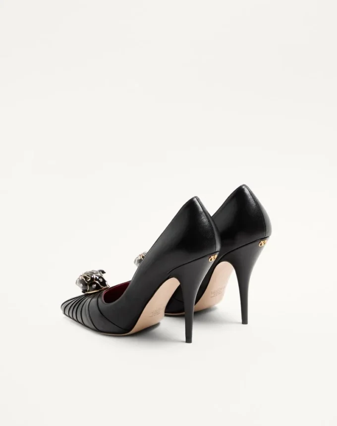 Pantofi cu toc Panthea din piele de capră 105 mm Pantofi cu toc Panthea din piele de capră 105 mm