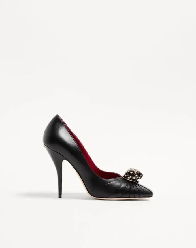 Pantofi cu toc Panthea din piele de capră 105 mm Pantofi cu toc Panthea din piele de capră 105 mm