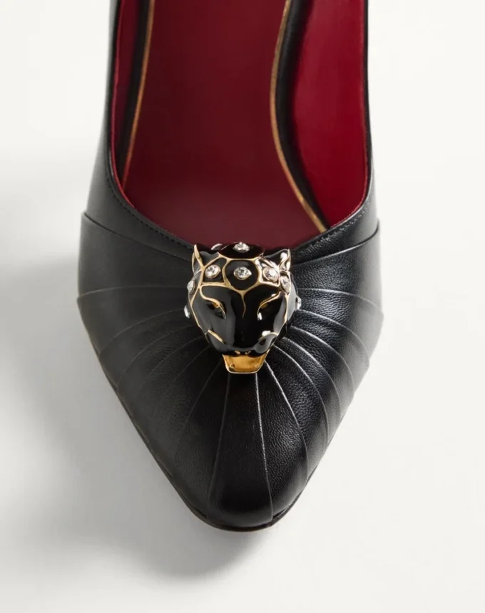 Pantofi cu toc Panthea din piele de capră 105 mm Pantofi cu toc Panthea din piele de capră 105 mm