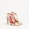 Pantofi cu toc Rockstud cu broderie Plus de Pois 100 mm Pantofi cu toc Rockstud cu broderie Plus de Pois 100 mm