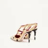 Pantofi cu toc Rockstud cu broderie Plus de Pois 100 mm Pantofi cu toc Rockstud cu broderie Plus de Pois 100 mm