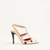 Pantofi cu toc Rockstud cu broderie Plus de Pois 100 mm Pantofi cu toc Rockstud cu broderie Plus de Pois 100 mm