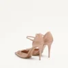 Pantofi cu toc Vlogo Signature D’Orsay din piele lăcuită 100 mm