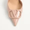 Pantofi cu toc Vlogo Signature D’Orsay din piele lăcuită 100 mm