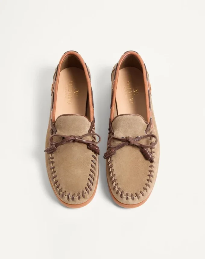 Pantofi de barcă din piele crocantă Palm Avenue