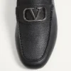 Pantofi de conducere din piele de vițel granulată Vlogo Signature
