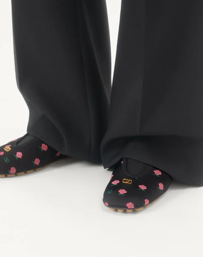 Papuci Rhytmika din țesătură jacquard roz