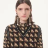 Petit Charles Gilet din lână jacquard Petit Charles Gilet din lână jacquard