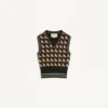 Petit Charles Gilet din lână jacquard Petit Charles Gilet din lână jacquard
