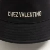 Pălărie din bumbac Chez Valentino cu broderie