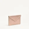 Pochetă Rockstud din piele de vițel granulată laminată Pochetă Rockstud din piele de vițel granulată laminată