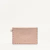Pochetă Rockstud din piele de vițel granulată laminată Pochetă Rockstud din piele de vițel granulată laminată