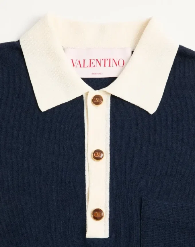 Polo din bumbac cu mâneci lungi Polo din bumbac cu mâneci lungi