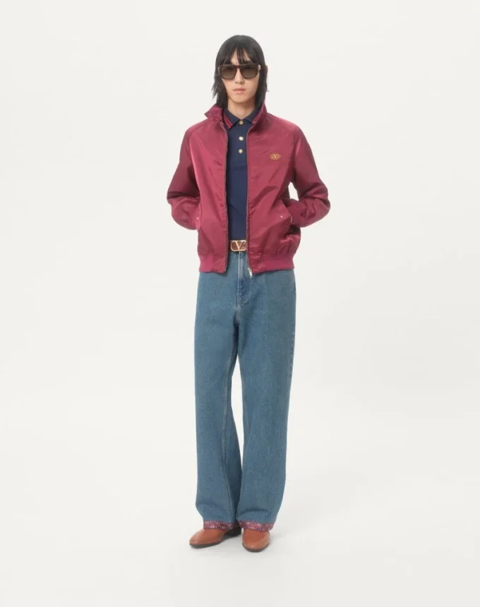Polo din bumbac piqué cu broderie VG Polo din bumbac piqué cu broderie VG