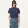 Polo din bumbac piqué cu broderie VG Polo din bumbac piqué cu broderie VG