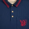 Polo din bumbac piqué cu broderie VG Polo din bumbac piqué cu broderie VG