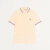 Polo din bumbac piqué cu patch Vlogo