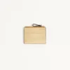 Portcard Rockstud din piele de vițel laminată cu fermoar Portcard Rockstud din piele de vițel laminată cu fermoar