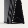 Portcard Vlogo Signature din piele de vițel granată