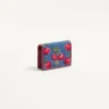 Portofel din denim Vlogo Signature cu broderie Cherryfic