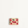 Portofel Vlogo Signature Cherryfic din rafia jacquard