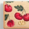 Portofel Vlogo Signature Cherryfic din rafia jacquard