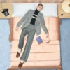 Pulover din lână cu guler înalt și broderie VLogo de la Valentino Pulover din lână cu guler înalt și broderie VLogo de la Valentino
