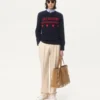 Pulover din lână cu motiv jacquard Chez Valentino Pulover din lână cu motiv jacquard Chez Valentino