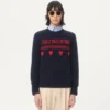 Pulover din lână cu motiv jacquard Chez Valentino Pulover din lână cu motiv jacquard Chez Valentino