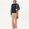 Pulover din lână și bumbac cu model jacquard Chez Valentino Pulover din lână și bumbac cu model jacquard Chez Valentino
