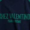 Pulover din lână și bumbac cu model jacquard Chez Valentino Pulover din lână și bumbac cu model jacquard Chez Valentino