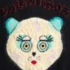 Pulover din lână și bumbac cu patch Le Chat De La Maison Pulover din lână și bumbac cu patch Le Chat De La Maison