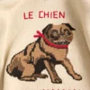 Pulover din lână Jacquard Le Chien De La Maison