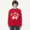 Pulover din lână Valentino cu broderie Chez Valentino & Panther