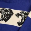 Pulover din lână Valentino cu model Jacquard Panther