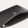 Pungă din piele de vițel granată cu sigla Vlogo Pungă din piele de vițel granată cu sigla Vlogo