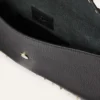 Pungă tip plic din piele de vițel granată Rockstud Pungă tip plic din piele de vițel granată Rockstud