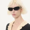 Rama ovală îngustă din acetat Rama ovală îngustă din acetat