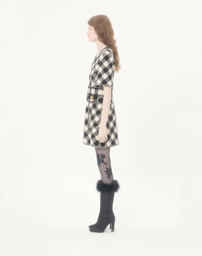 Rochie Damier Tweed Rochie Damier Tweed