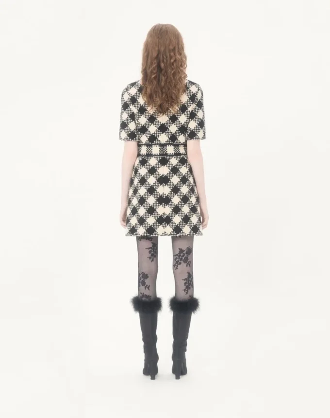 Rochie Damier Tweed Rochie Damier Tweed