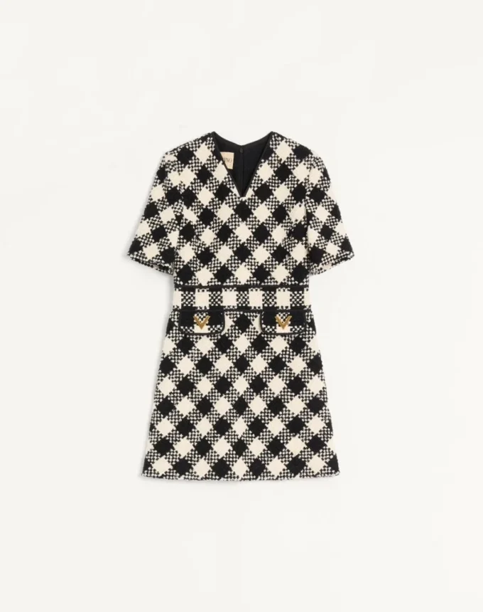 Rochie Damier Tweed Rochie Damier Tweed